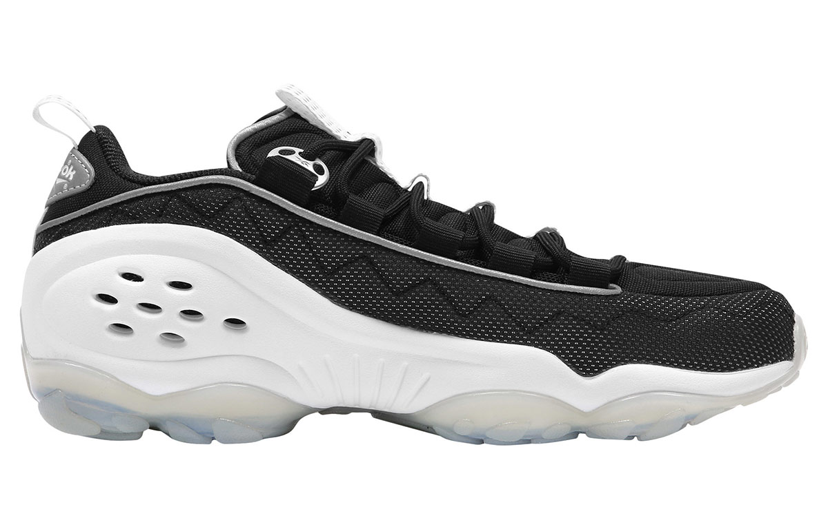 Кроссовки унисекс Reebok Dmx Run 10 черно-белые, 42 EU