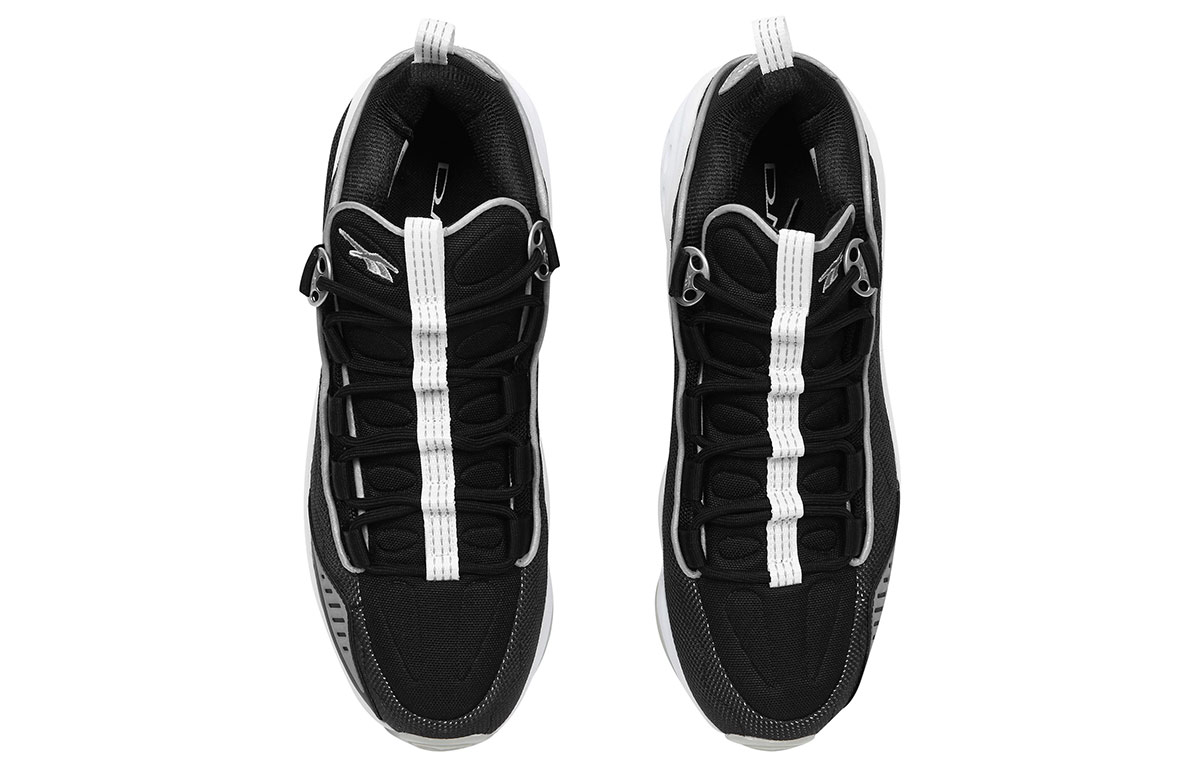 Кроссовки унисекс Reebok Dmx Run 10 черно-белые, 42 EU