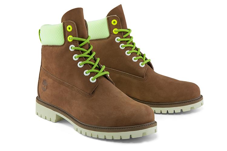 Ботинки мужские Timberland Hi Vis Heritage 6 Inch Waterproof темно-пурпурные, 41.5 EU