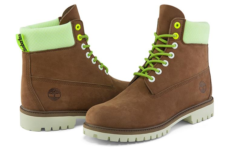 Ботинки мужские Timberland Hi Vis Heritage 6 Inch Waterproof темно-пурпурные, 41.5 EU