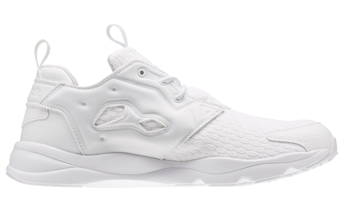 Кроссовки унисекс Reebok Furylite белые, 40 EU