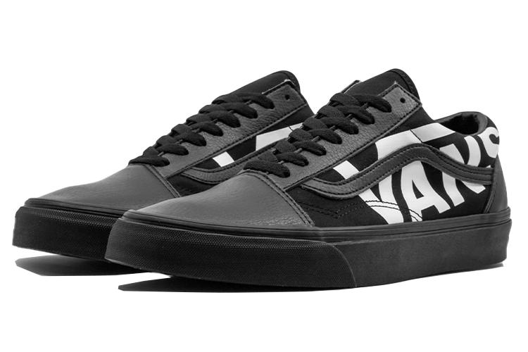 Кеды унисекс Vans Old Skool Big Logo черные-белые, 36 EU