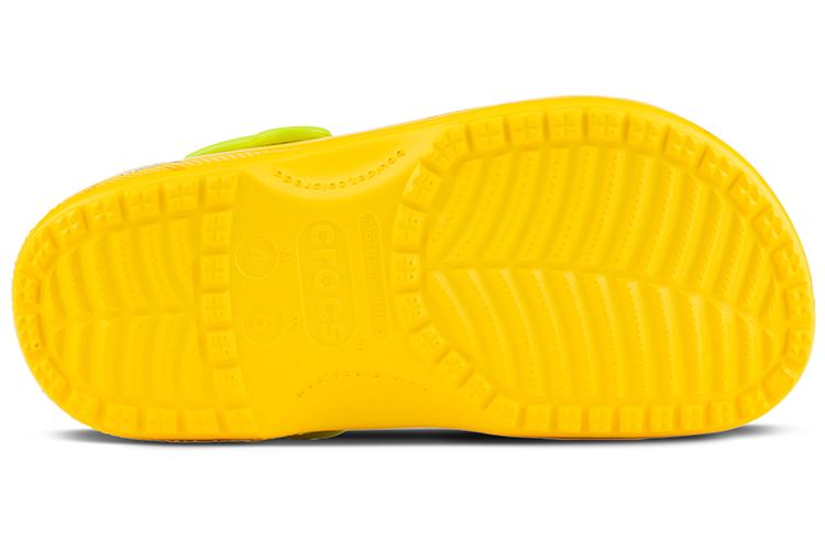 Шлепанцы унисекс Crocs Banana Kick желто-зеленые, 39-40 EU