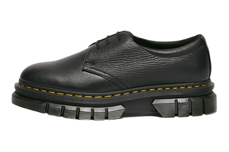 Ботинки унисекс Dr. Martens Rikard Lunar Leather Platform Low черные, 42 EU