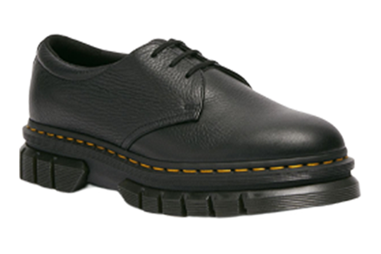 Ботинки унисекс Dr. Martens Rikard Lunar Leather Platform Low черные, 42 EU