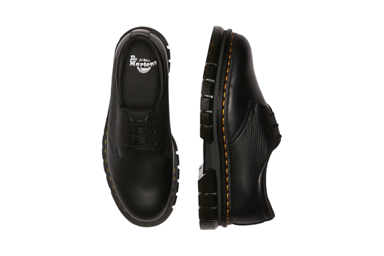Ботинки унисекс Dr. Martens Rikard Lunar Leather Platform Low черные, 42 EU