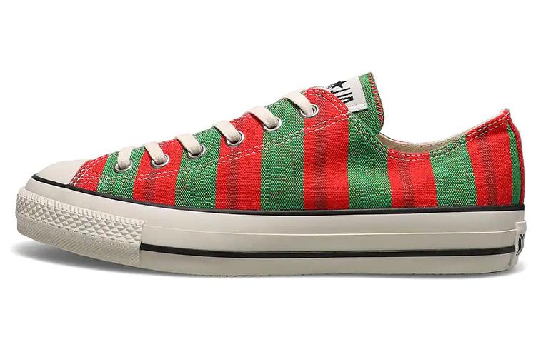 Кеды унисекс Converse All Star Burkinafaso textile красные, зеленые, белые, 42 EU