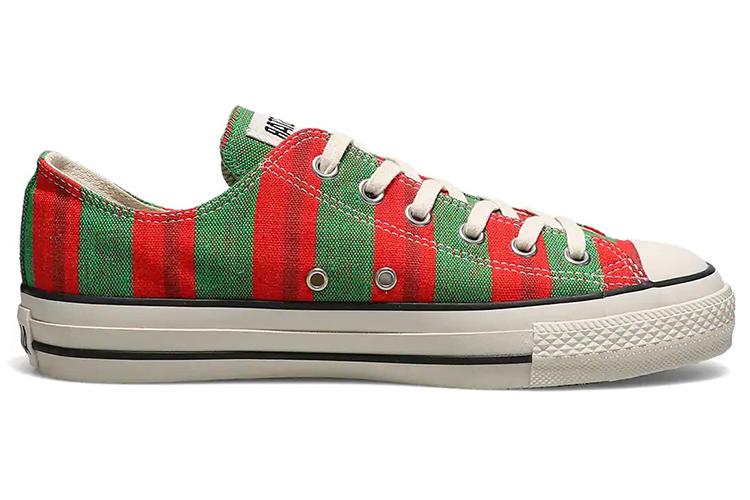 Кеды унисекс Converse All Star Burkinafaso textile красные, зеленые, белые, 42 EU