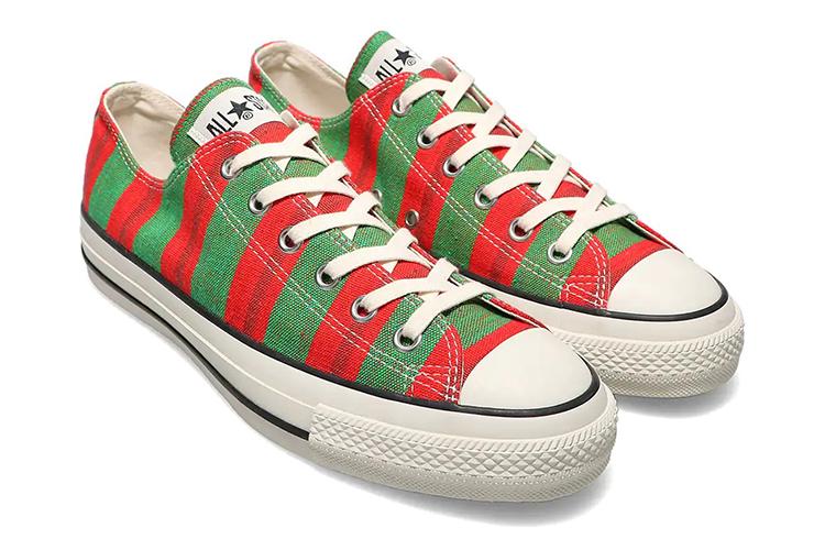Кеды унисекс Converse All Star Burkinafaso textile красные, зеленые, белые, 42 EU