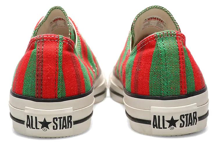Кеды унисекс Converse All Star Burkinafaso textile красные, зеленые, белые, 42 EU
