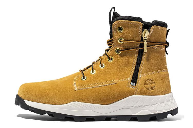 Ботинки мужские Timberland Brooklyn Side Zip Boot пшеничный нубук с камуфляжем
