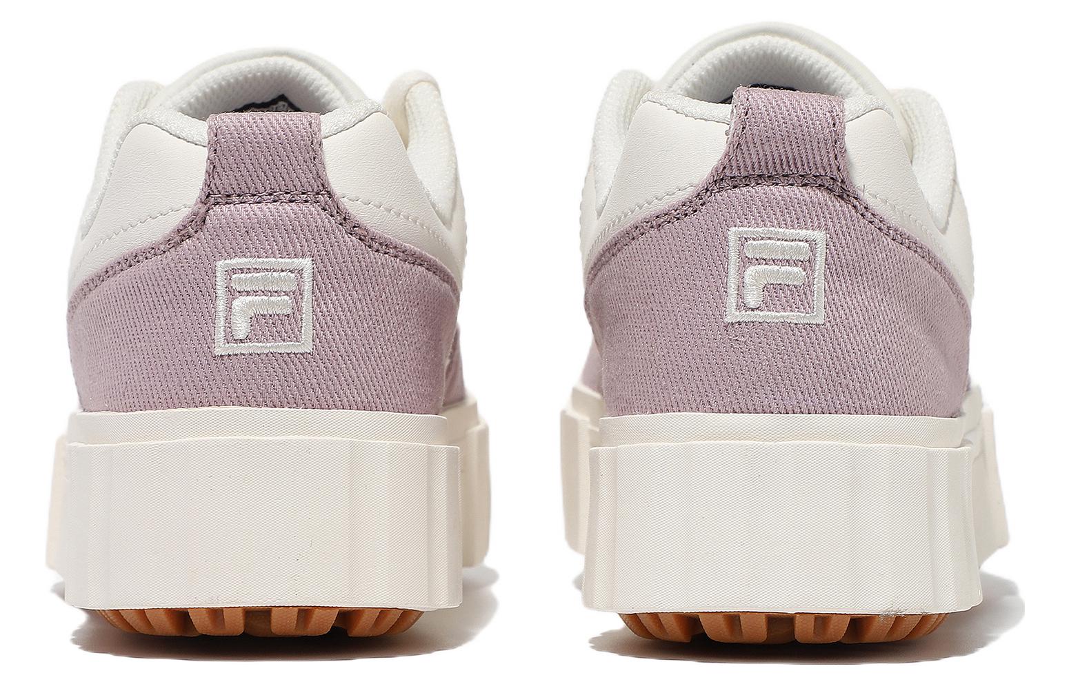 Кеды женские FILA Sand Blast Row Low Top белые и розовые, 39 EU