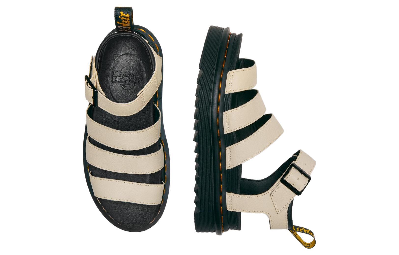 Платформенные сандалии женские Dr.Martens Blaire бежевые, 37 EU