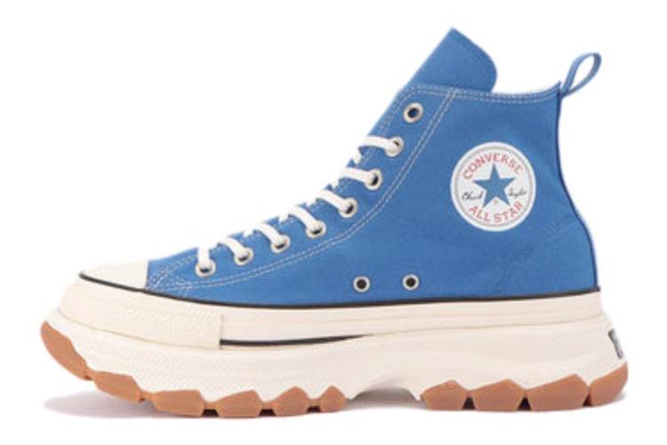 Кроссовки унисекс Converse All Star 100 Trekwave Hi голубые, 37.5 EU