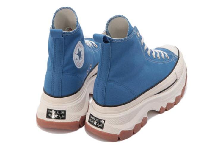 Кроссовки унисекс Converse All Star 100 Trekwave Hi голубые, 37.5 EU