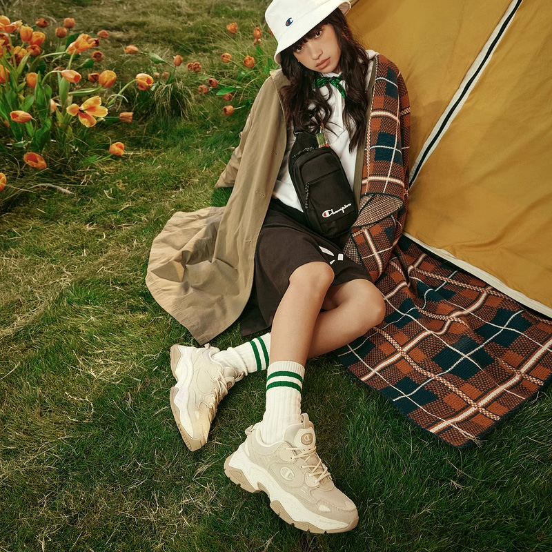 Кроссовки унисекс Champion Champ 19 бежевые, 40 EU