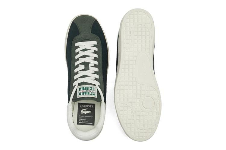 Кроссовки мужские LACOSTE BASESHOT темно-зеленые, 44 EU