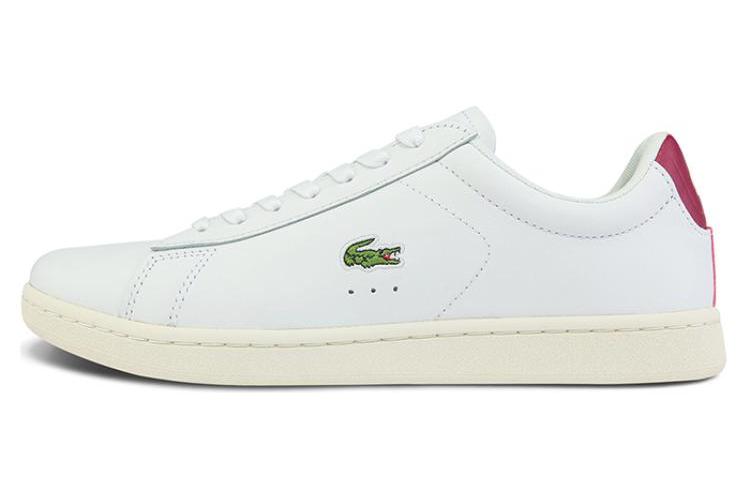 Кеды женские LACOSTE 43SFA0015-2G1 бело-фиолетово-красные, 35.5 EU