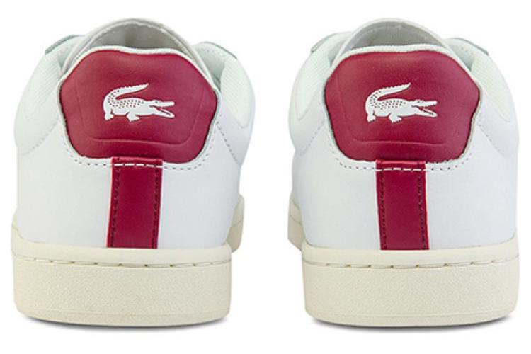 Кеды женские LACOSTE 43SFA0015-2G1 бело-фиолетово-красные, 35.5 EU