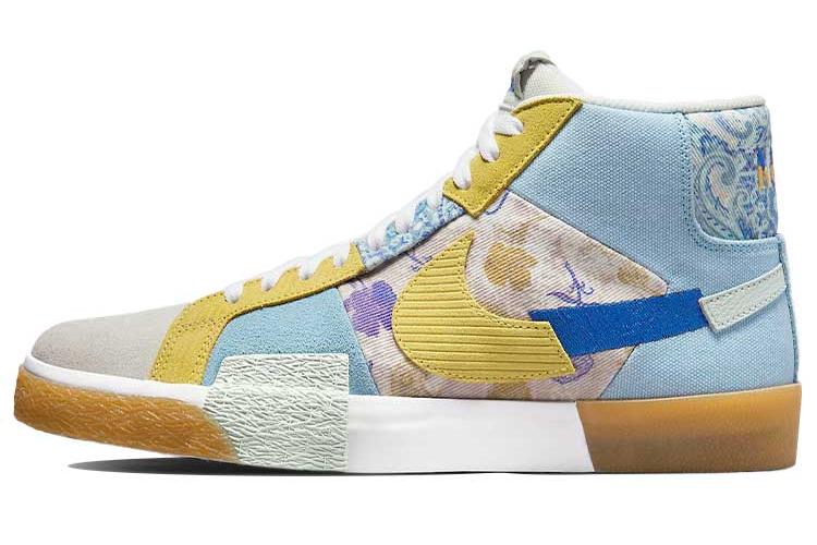 Кеды унисекс Nike SB Zoom Blazer Mid Premium Boarder Blue