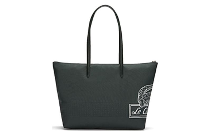 Сумка женская LACOSTE NF4243SJ-K49 темно-зеленая, Large EU