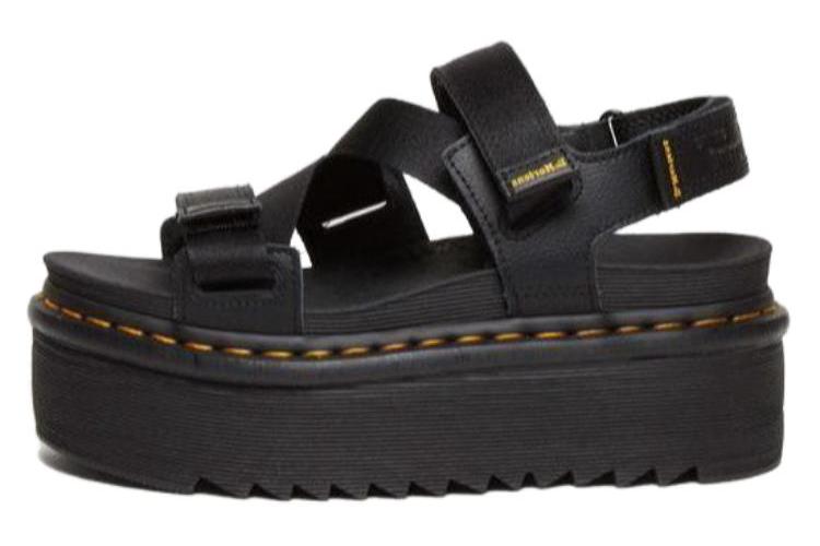 Босоножки унисекс Dr. Martens Kimber Touch-strap Platform Sandals черные, 37 EU