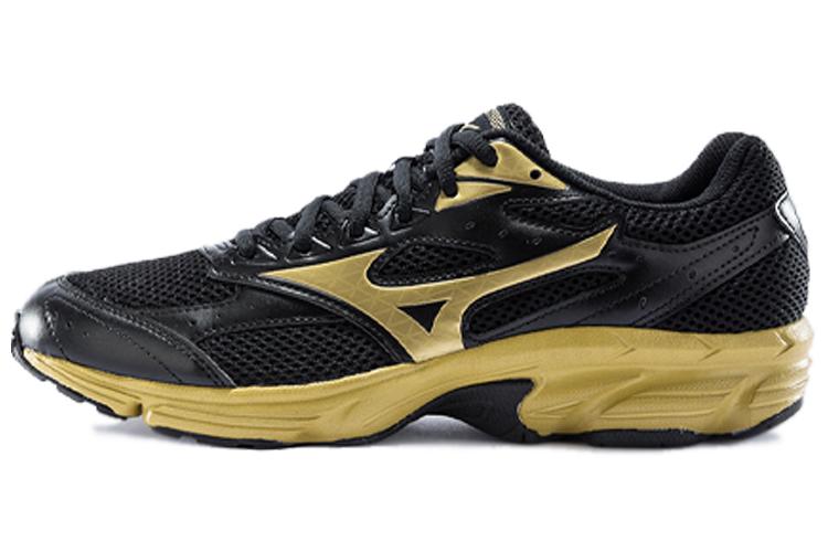 Кроссовки унисекс Mizuno Spark Cn черные/золотые, 44.5 EU