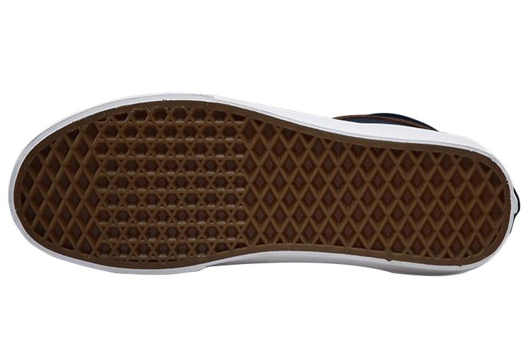 Кеды унисекс Vans SK8-Hi Reissue Cord & Plaid синие-коричневые, 39 EU