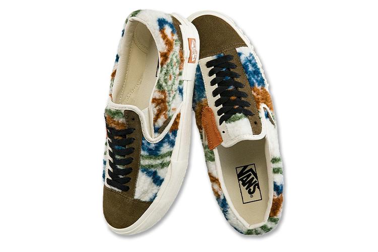 Слипоны унисекс Vans VN0A3WM52UZ зеленые, 41 EU