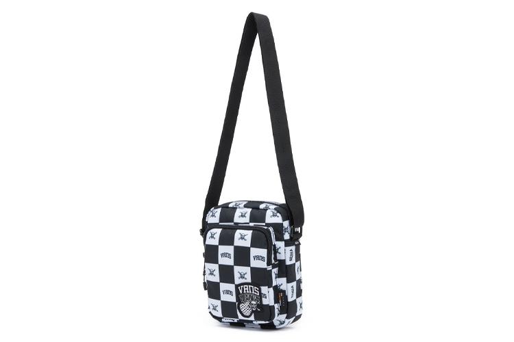 Сумка унисекс Vans VN0A54K1Z791 чёрно-белая