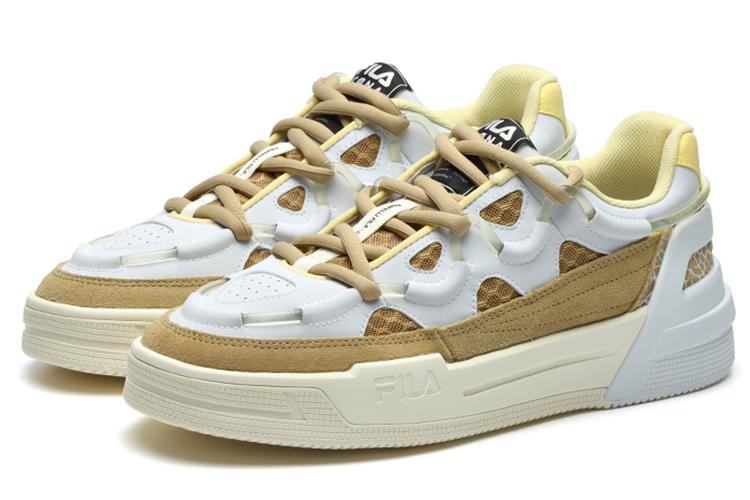 Спортивные кеды мужские FILA Salto Low Top белые/коричневые, 43 EU