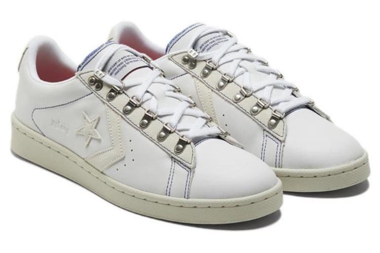 Кроссовки унисекс Converse Pro Leather PgLang белые, 38.5 EU