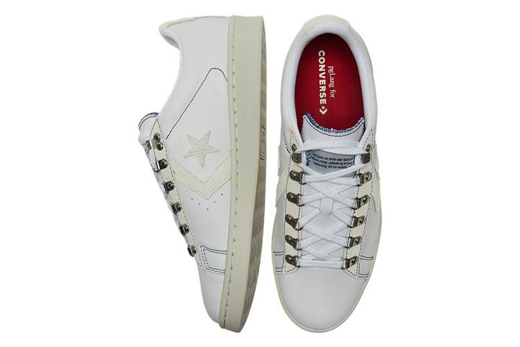 Кроссовки унисекс Converse Pro Leather PgLang белые, 38.5 EU