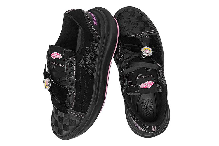 Кеды женские Vans Old Skool Overt CC Pretty Guardian Sailor Moon черные-розовые, 40.5 EU