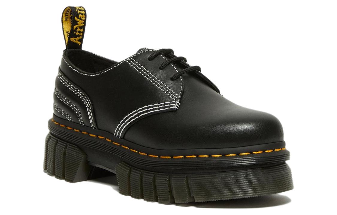 Полуботинки женские Dr. Martens Audrick черные-желтые, 37 EU