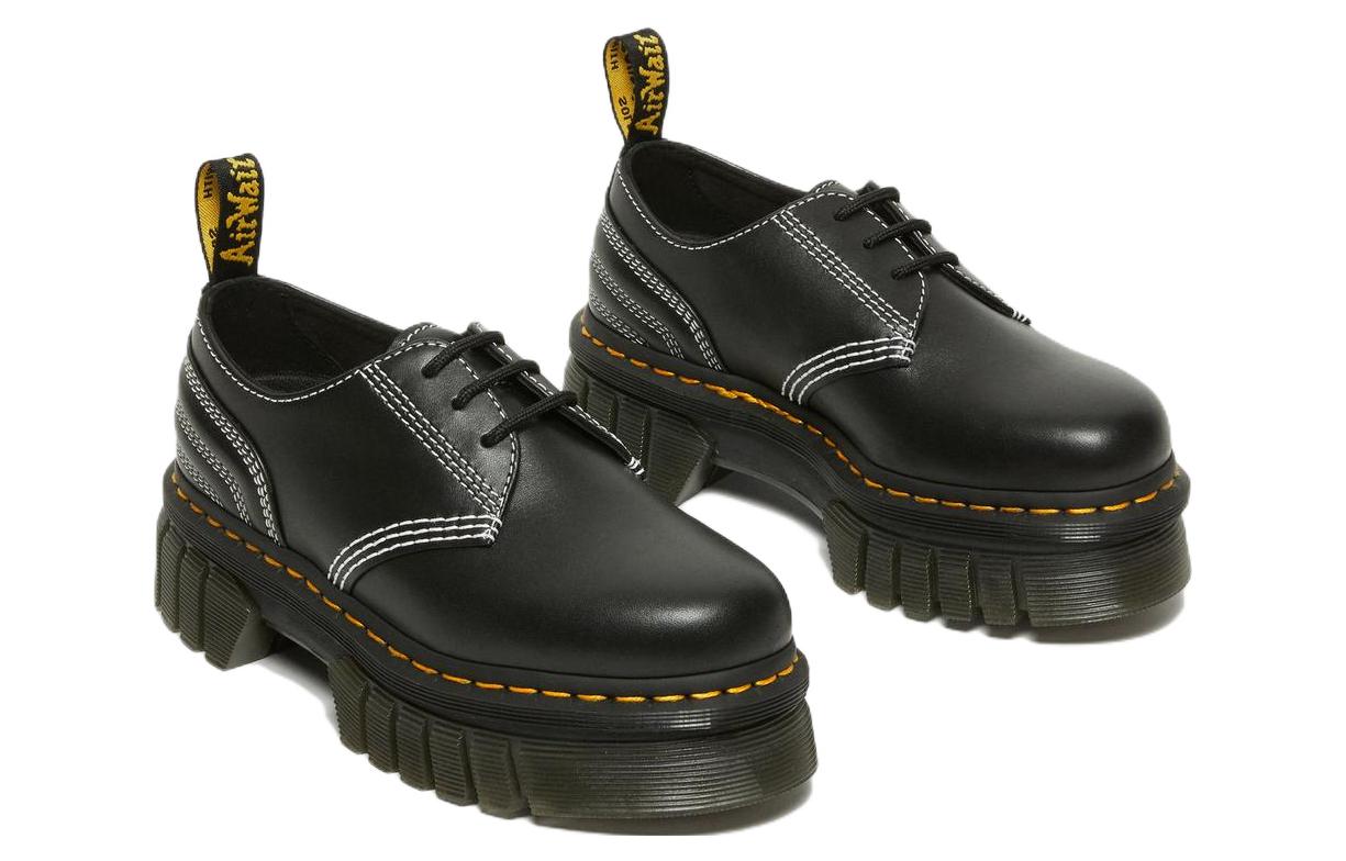 Полуботинки женские Dr. Martens Audrick черные-желтые, 37 EU