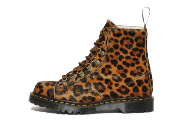 Короткие ботинки унисекс Dr.Martens Martin леопардовый принт, 36 EU