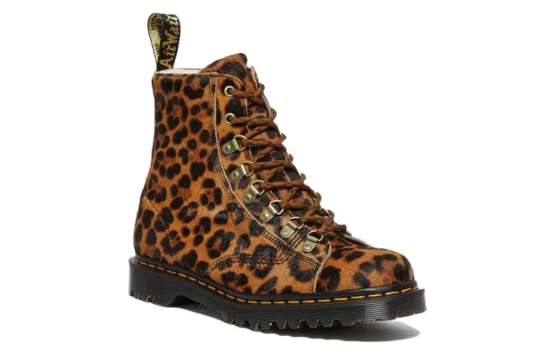 Короткие ботинки унисекс Dr.Martens Martin леопардовый принт, 36 EU