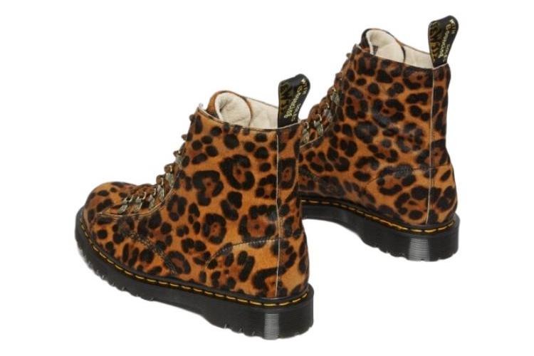 Короткие ботинки унисекс Dr.Martens Martin леопардовый принт, 36 EU