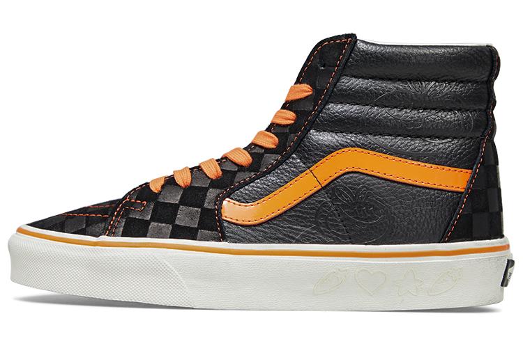 Кроссовки унисекс Vans SK8 HI Miro & Wujo черные, 39 EU