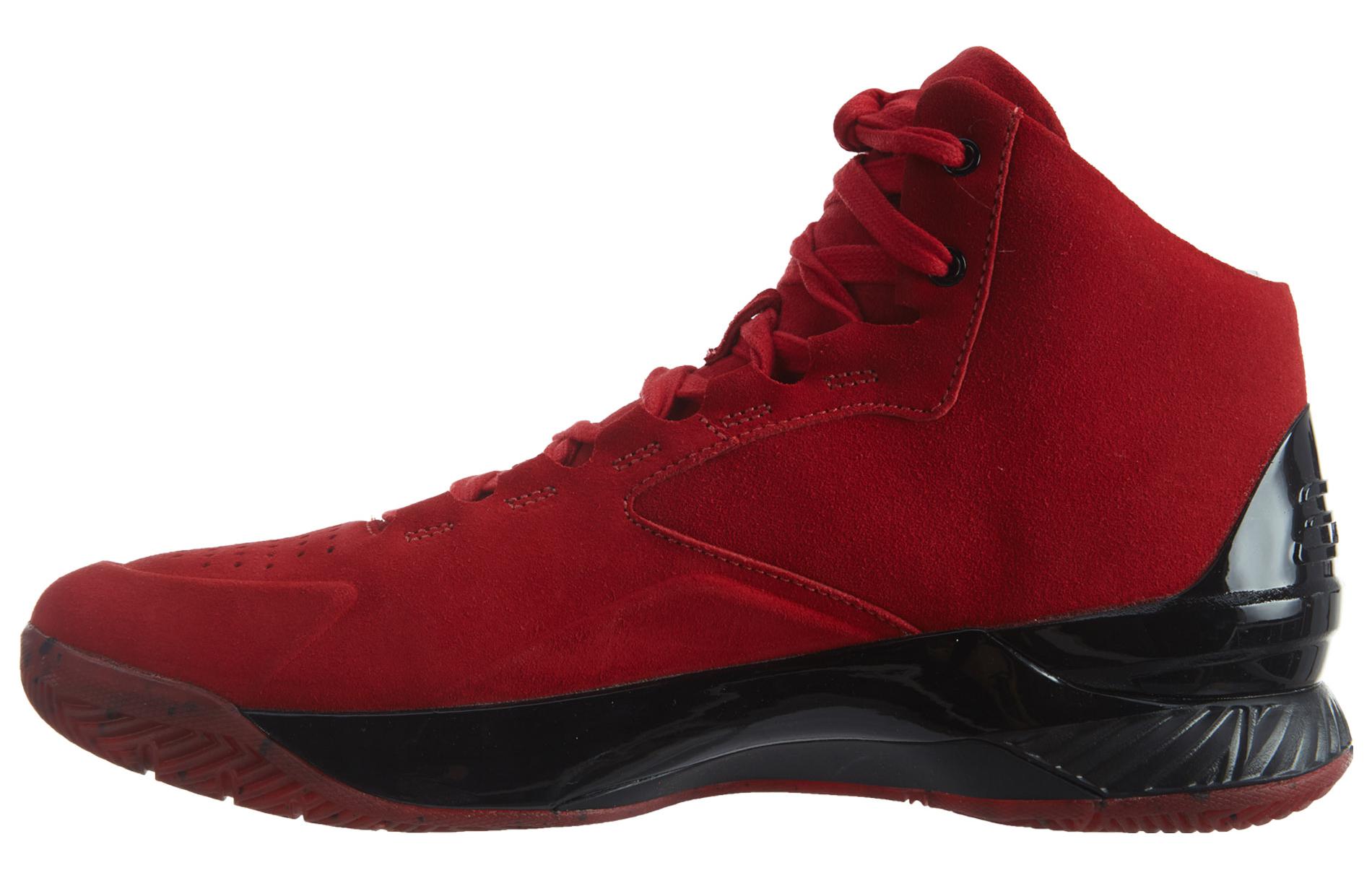 Кроссовки мужские Under Armour Curry 1 Lux Mid красные, 42 EU