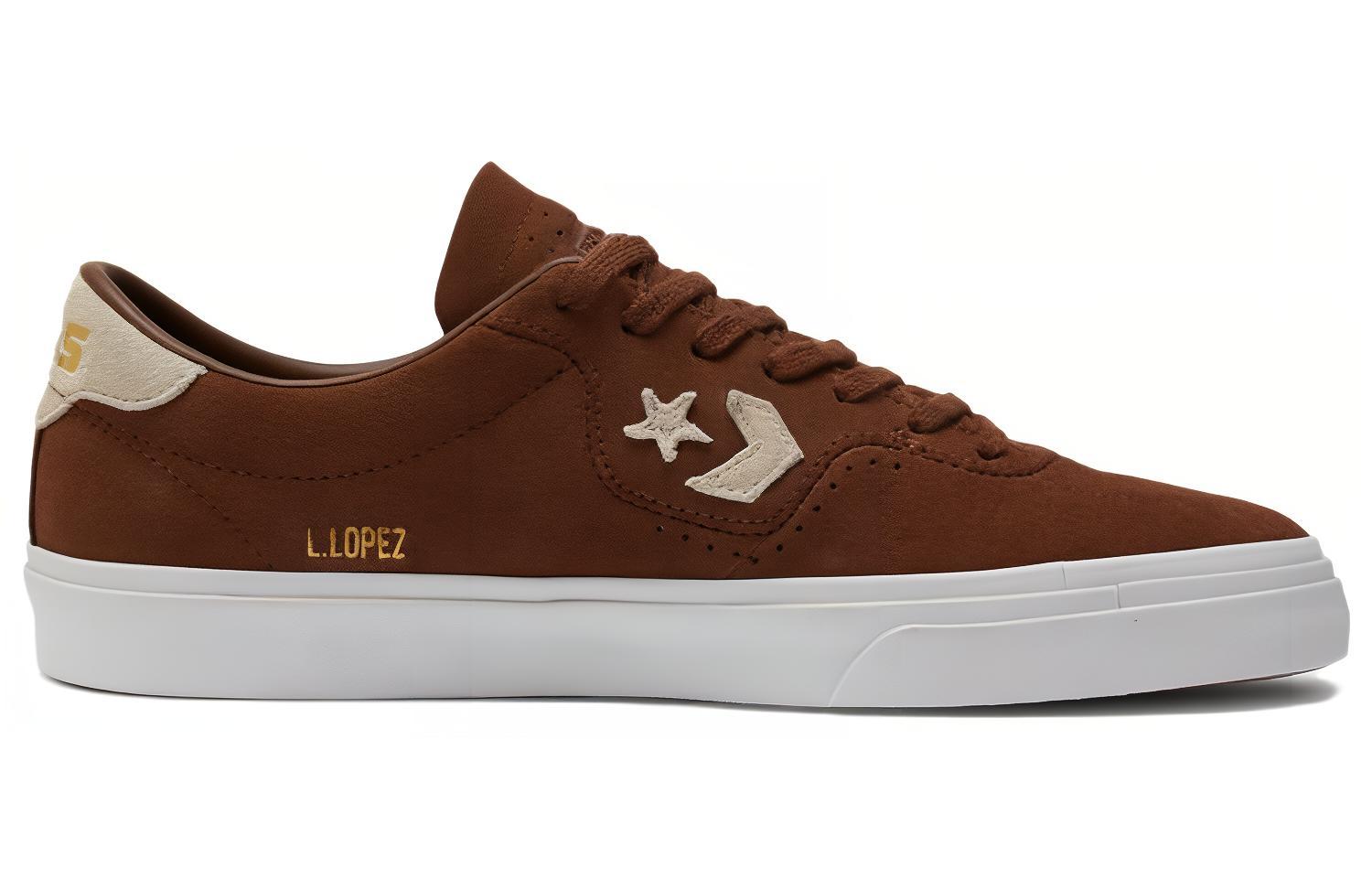 Кроссовки унисекс Converse Louie Lopez Pro Ox коричневые, 45 EU