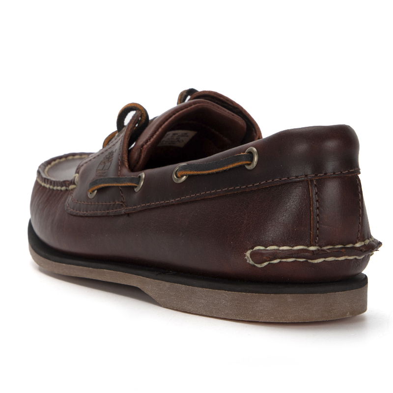 Топсайдеры мужские Timberland 3 Eye Lug Handsewn коричневые, 41.5 EU