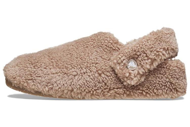 Тапочки унисекс Crocs Classic Cozzzy Slipper коричневые, 42-43 EU