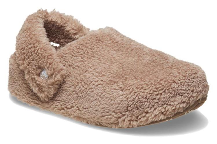Тапочки унисекс Crocs Classic Cozzzy Slipper коричневые, 42-43 EU
