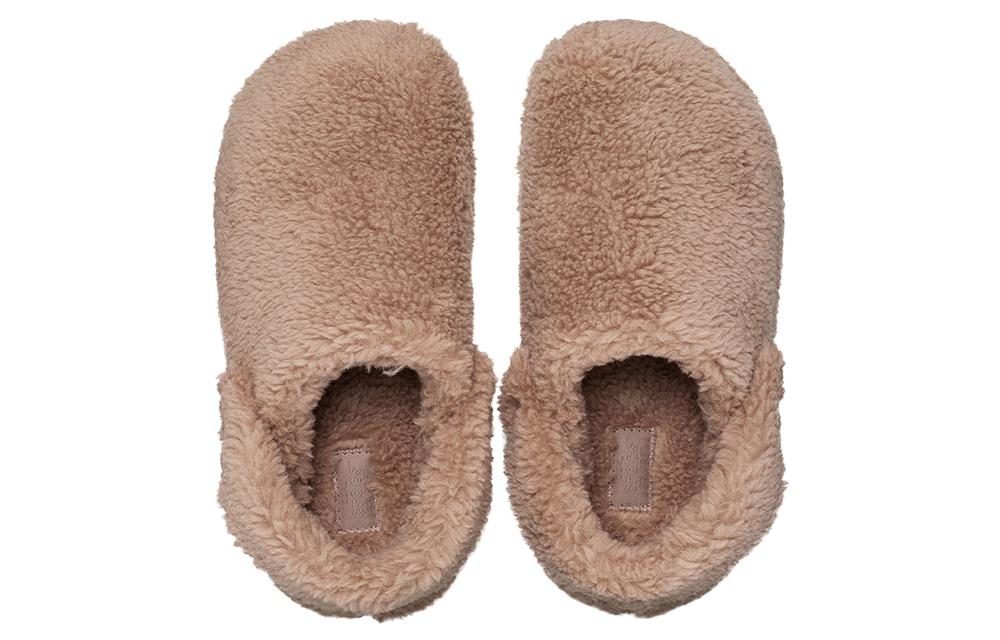 Тапочки унисекс Crocs Classic Cozzzy Slipper коричневые, 42-43 EU