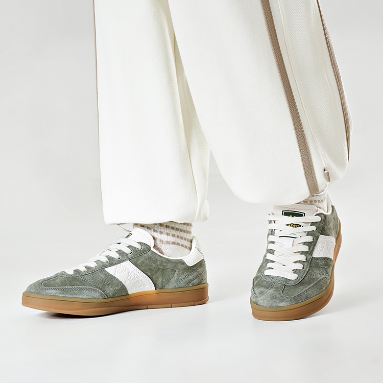 Кеды унисекс Kappa K0EW5CC77-3994 зелено-белые, 43 EU