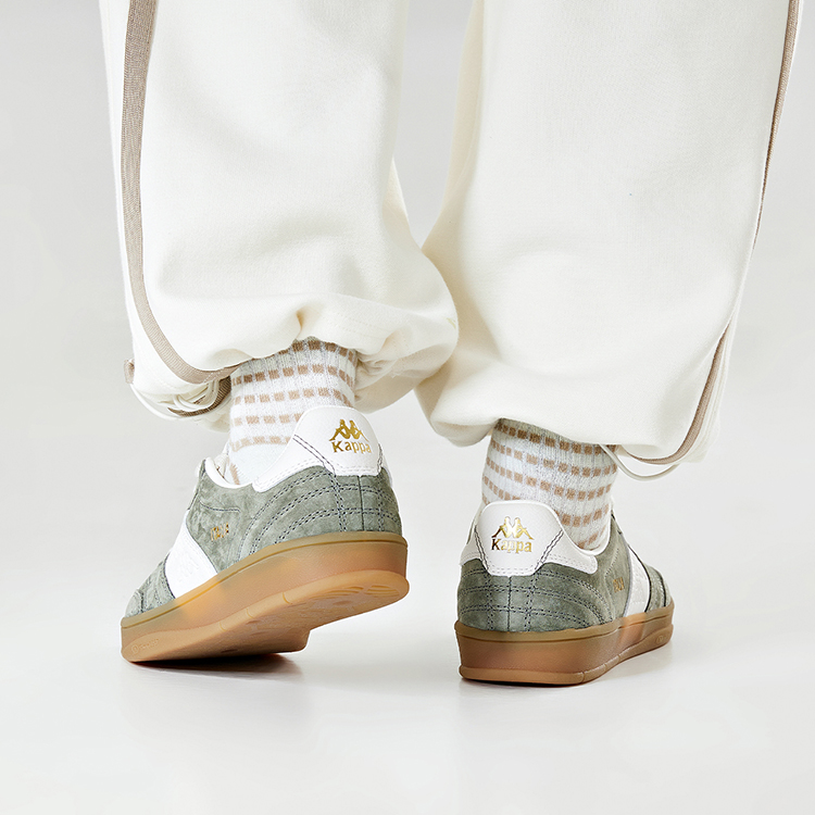 Кеды унисекс Kappa K0EW5CC77-3994 зелено-белые, 43 EU