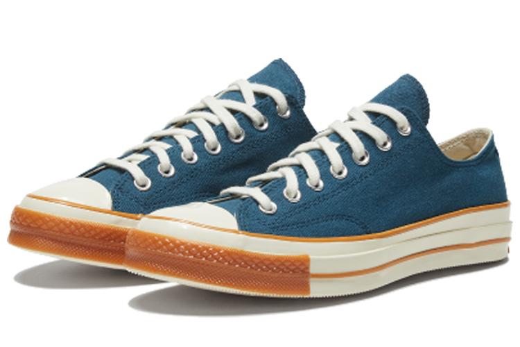 Кеды унисекс Converse Chuck 1970s Low Top, blue-orange, 44.5 EU