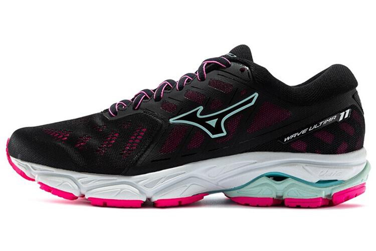 Кроссовки женские Mizuno Ultima 11 черные/розовые, 36.5 EU
